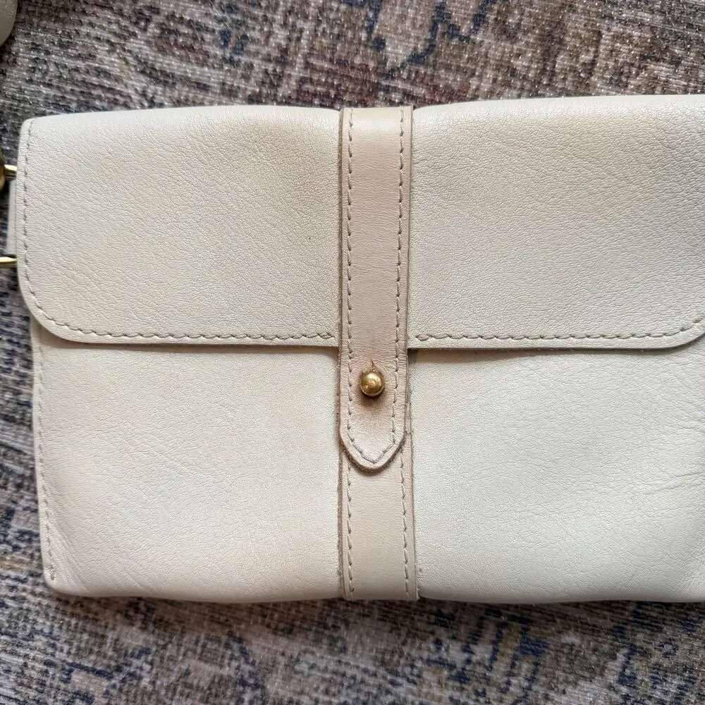 Crossbow leather bone hand bag crossbody bag hip pouch western minimalist purse